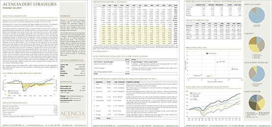 Fund factsheet preparation